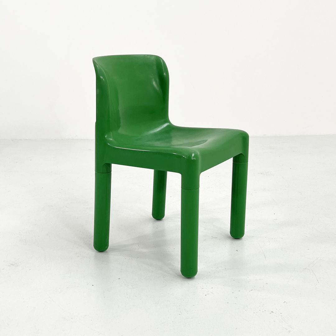 Green Model 4875 Chair by Carlo Bartoli for Kartell, 1970s