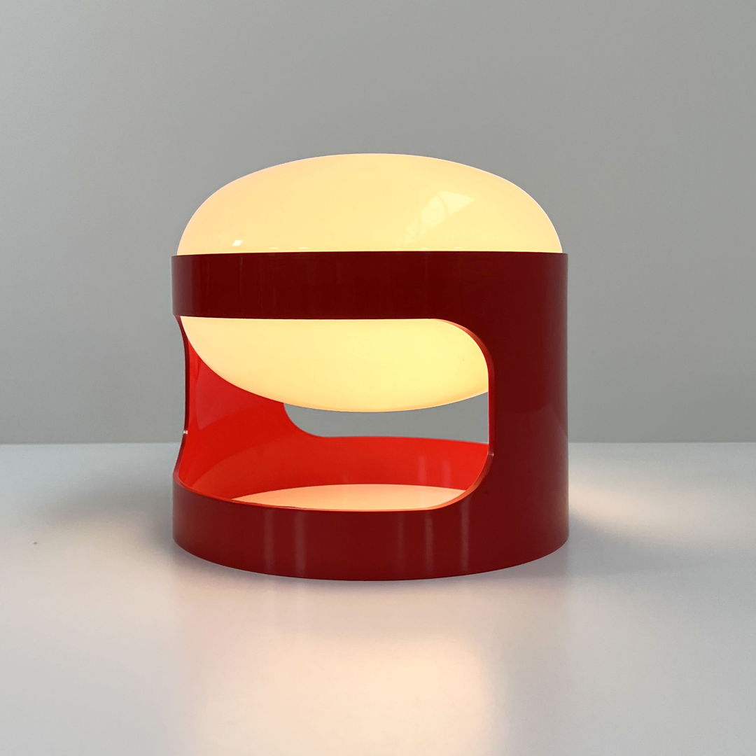 Red KD27 Table Lamp by Joe Colombo for Kartell, 1970s – Mooiatti Japan