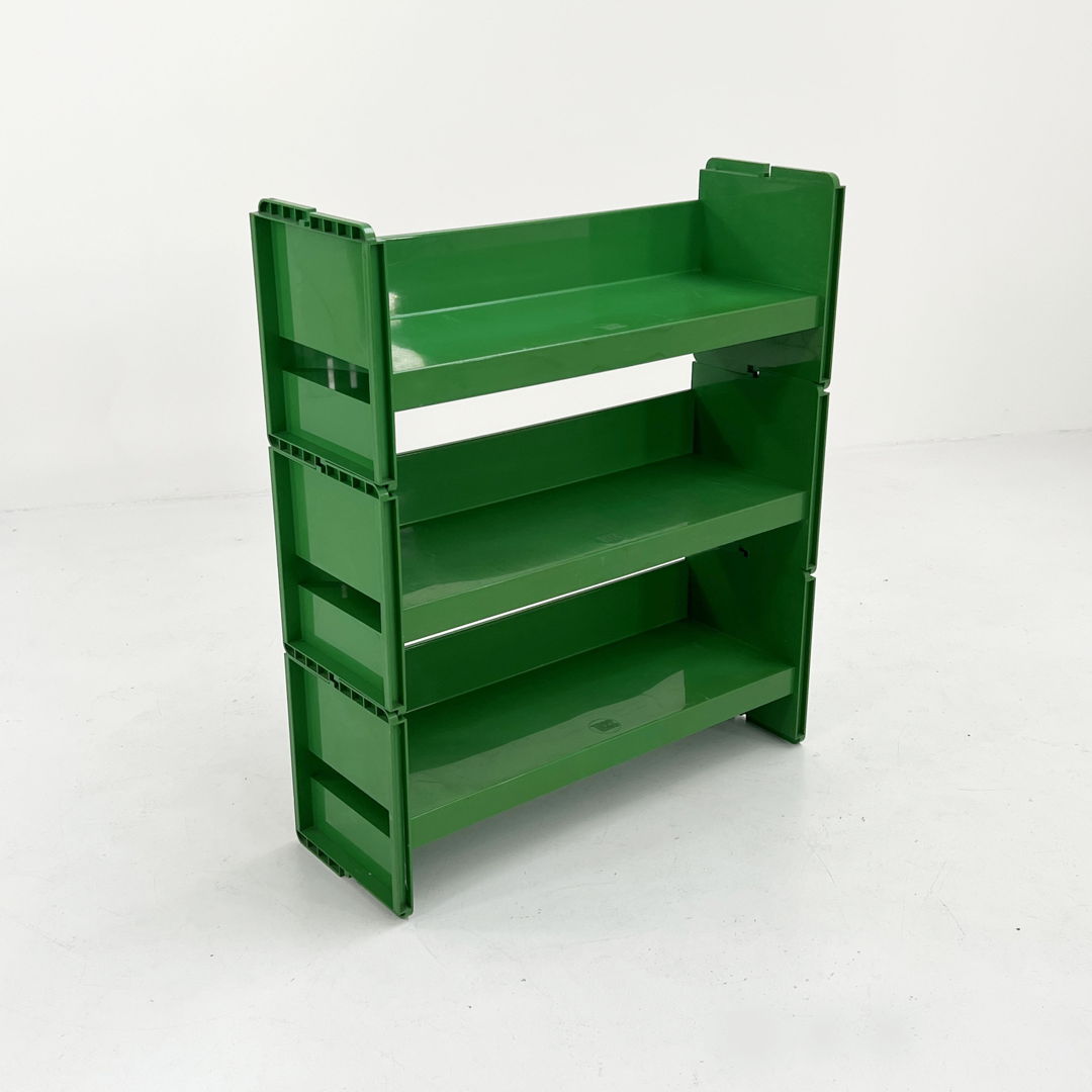Green Modular Jeep Bookcase by De Pas, D'Urbino and Lomazzi for 