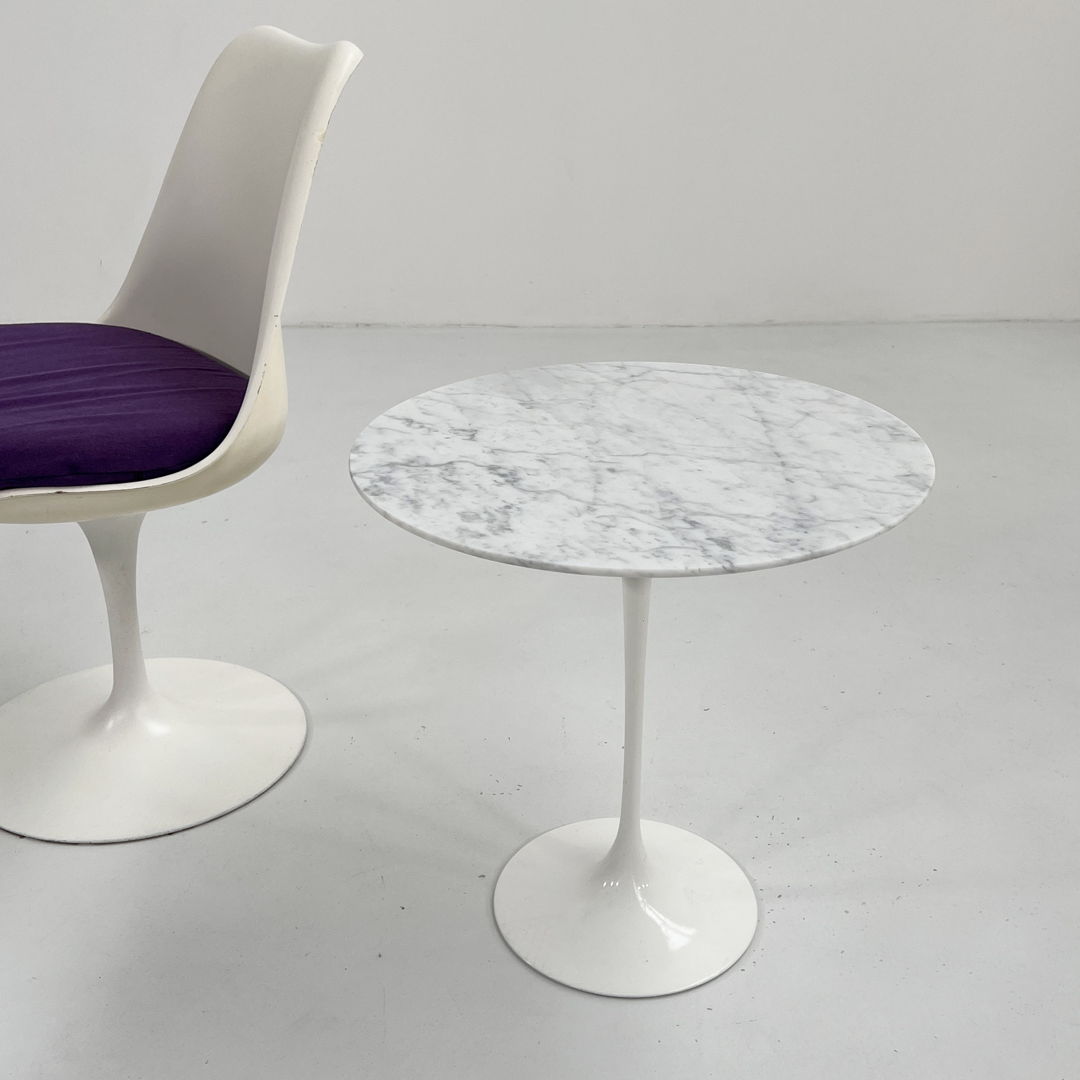 Marble Tulip Side Table by Eero Saarinen for Knoll, 1960s