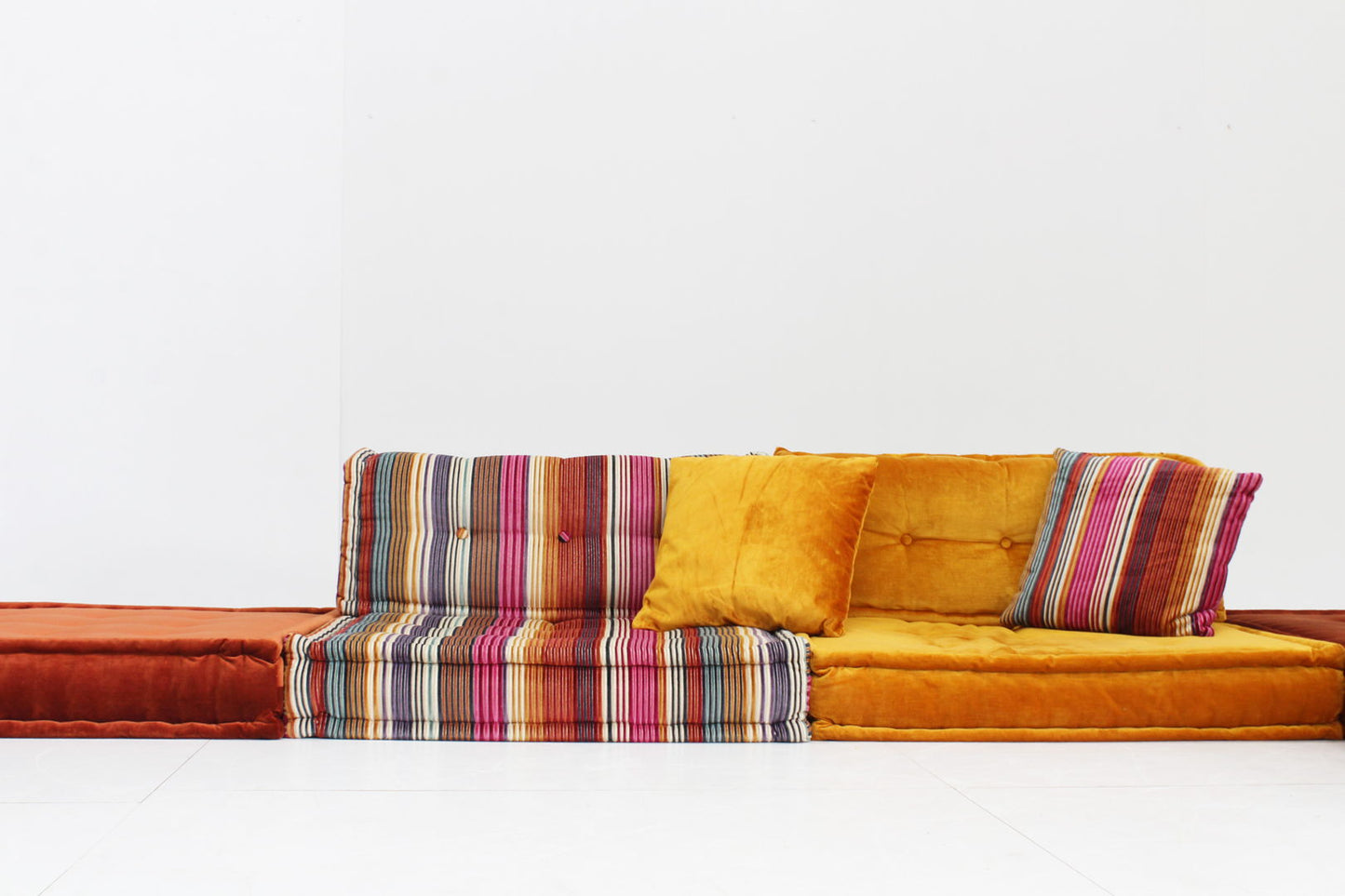 Roche Bobois Mah Jong sofa Missoni design by Hans Hopfer