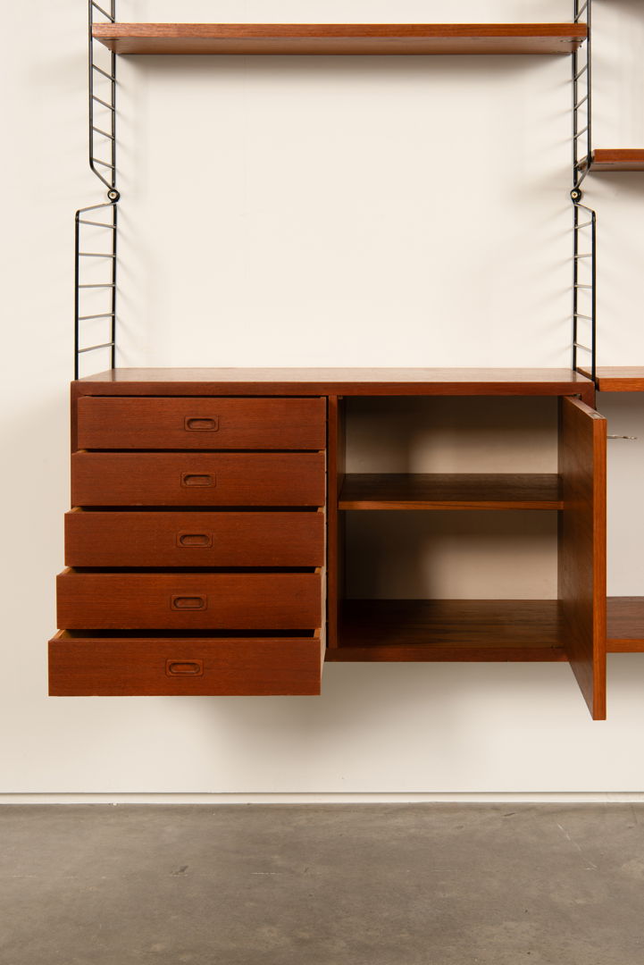 String Wall Unit with drawers - Nisse Strinning