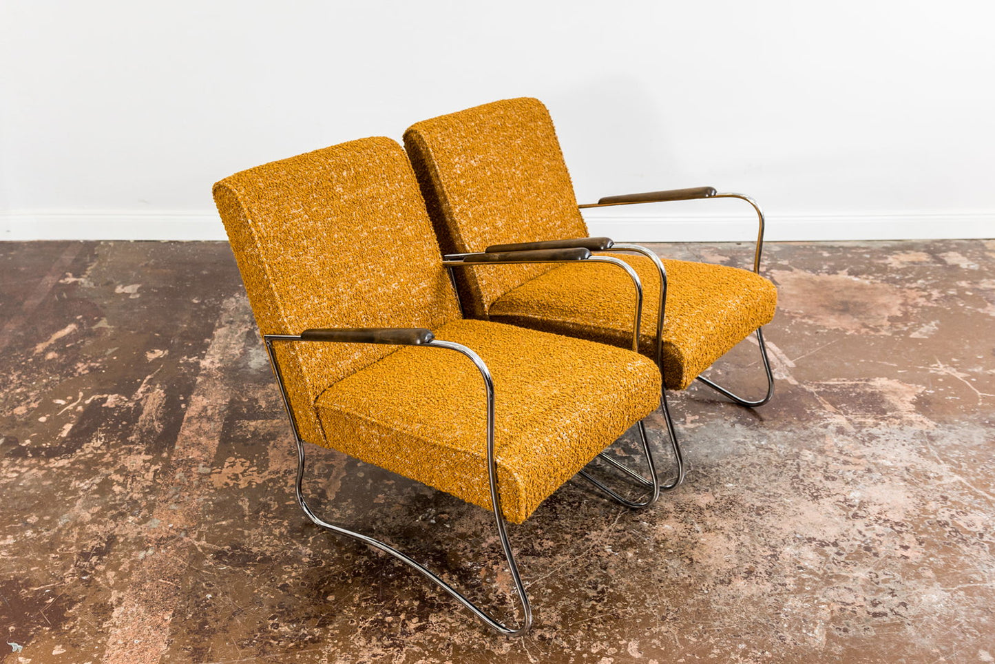 Pair Of Mid Century Armchairs, Europe, 1950s