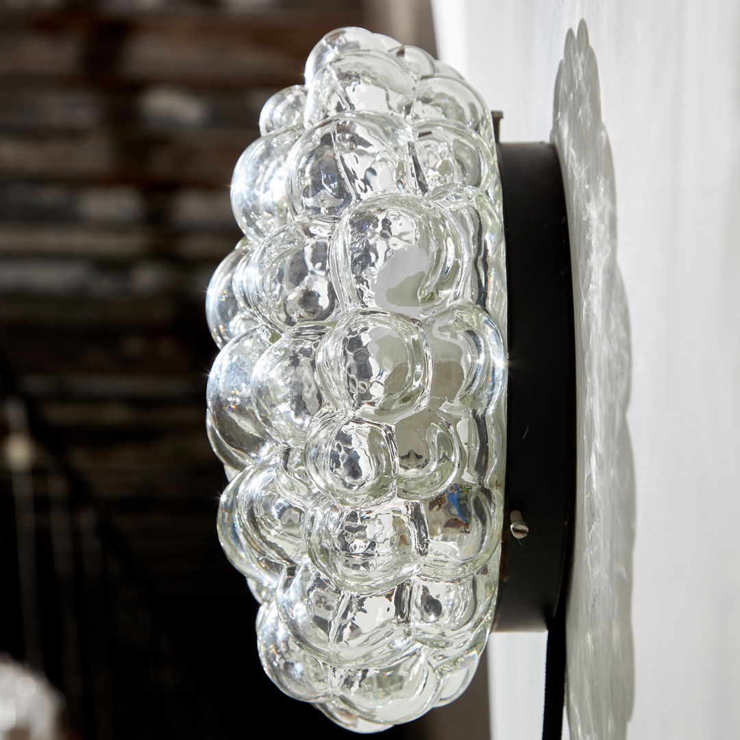 BUBBLE GLASS WALL LIGHT BY HELENA TYNELL FOR LIMBURG