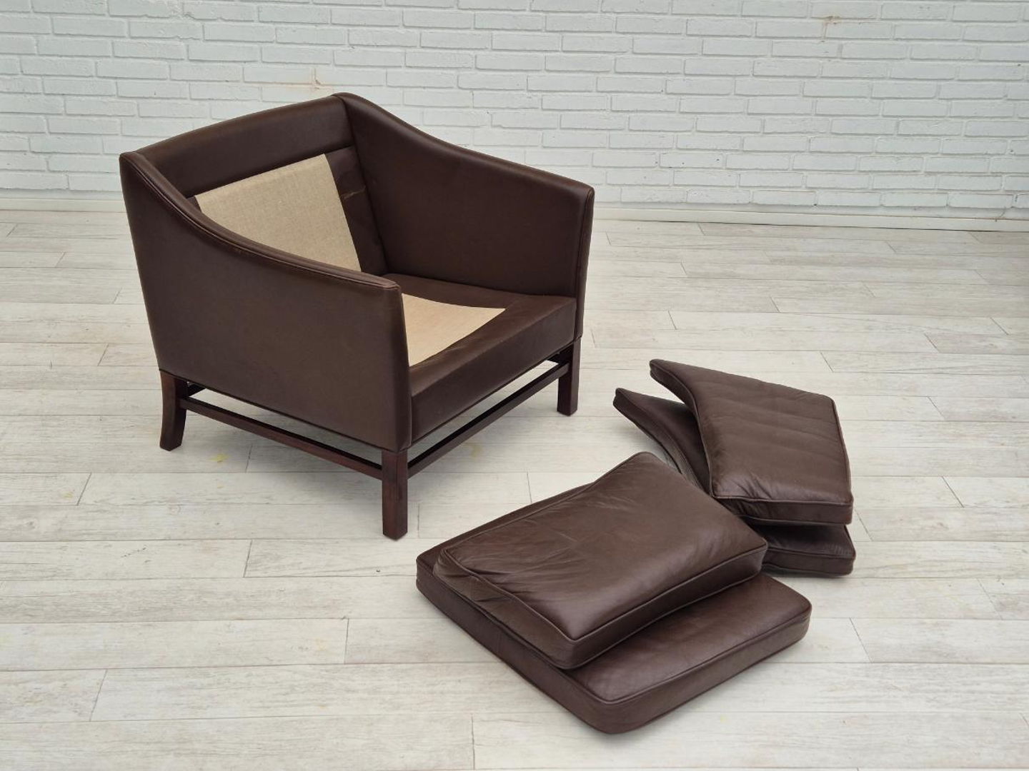 1970s, Danish design by Georg Thams for Grant Møbelfabrik, lounge chair, original condition.