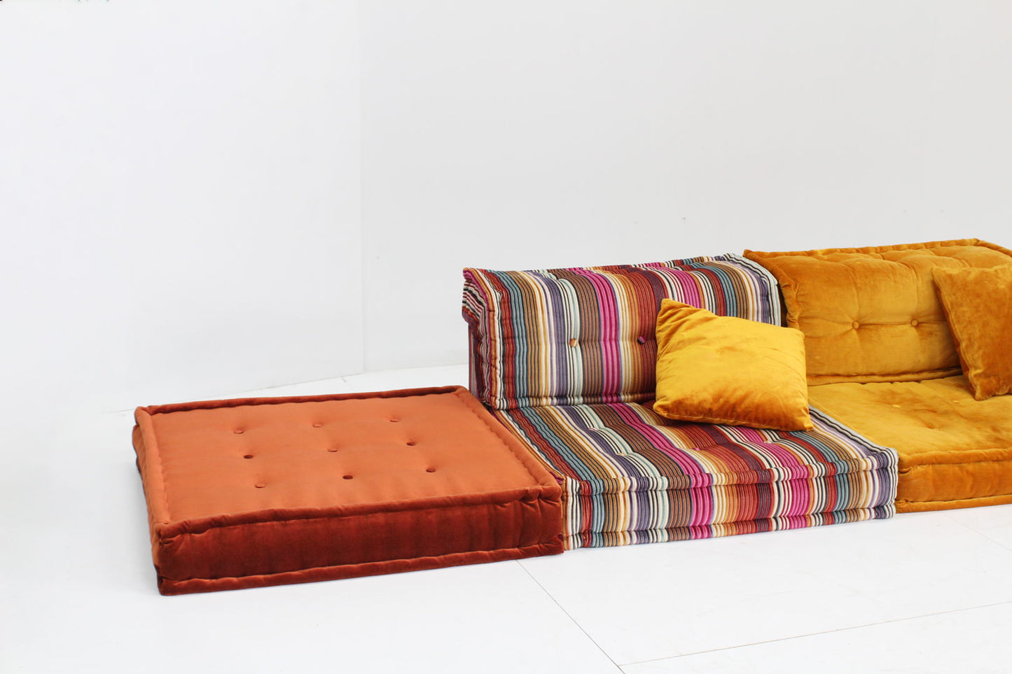 Roche Bobois Mah Jong sofa Missoni design by Hans Hopfer