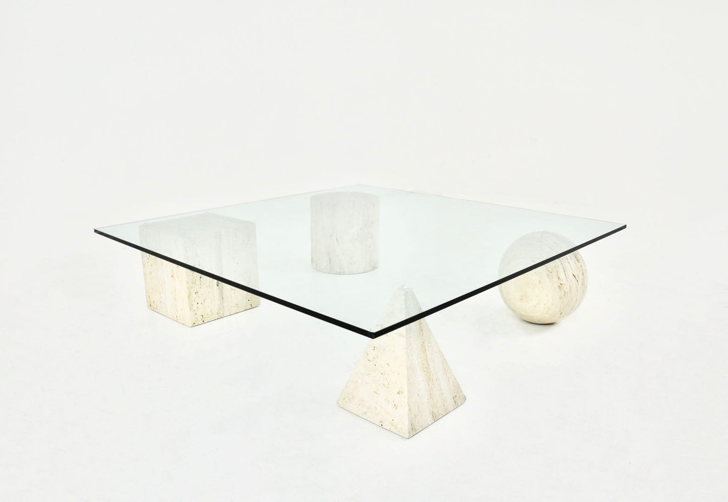 Coffee table style "Metaphora" by Massimo & Lella Vignelli for Casigliani, 1970s