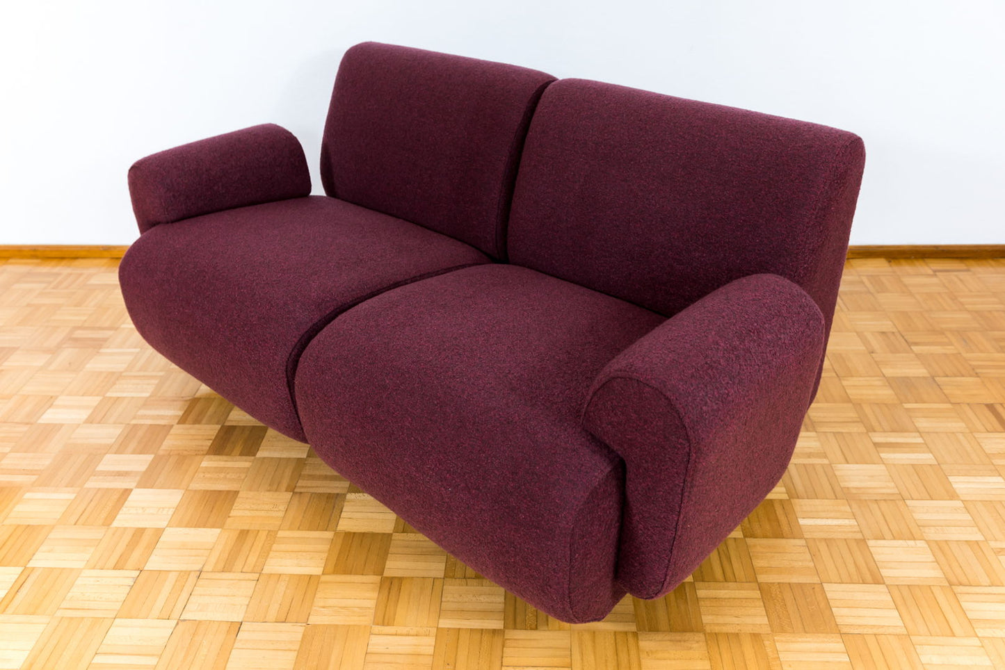 Purple Modular two-seater Sofa by Oelsa, Germany,  1970s