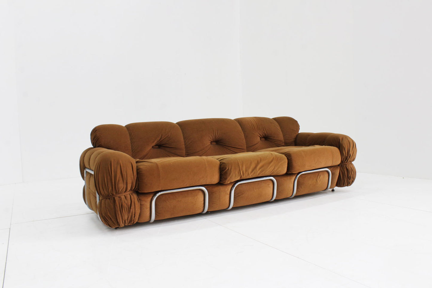 Vintage Italian 3 seater sofa 1970s