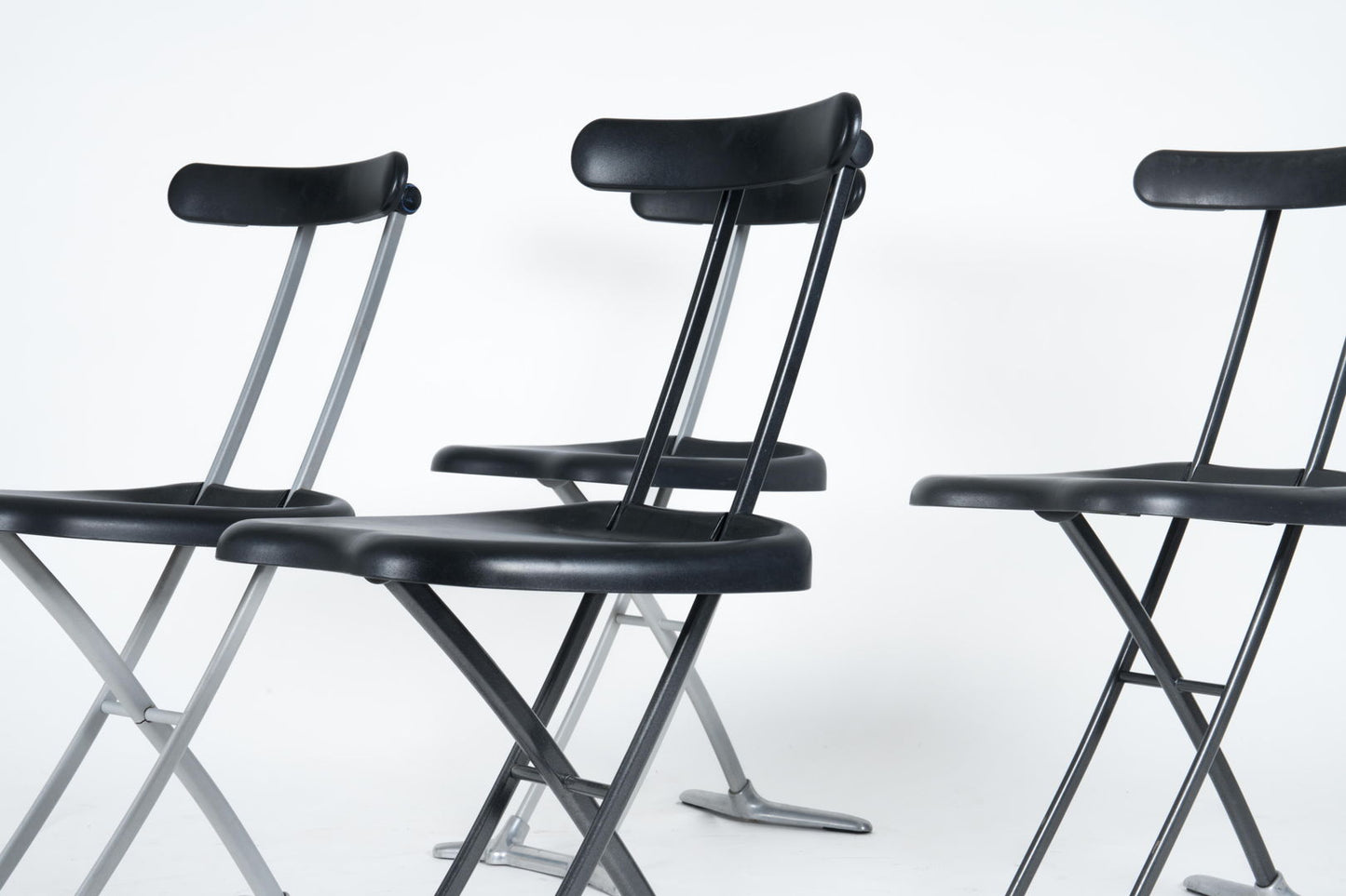 4x 'Rondine' foldable chairs by Toshiyuki Kita for Magis