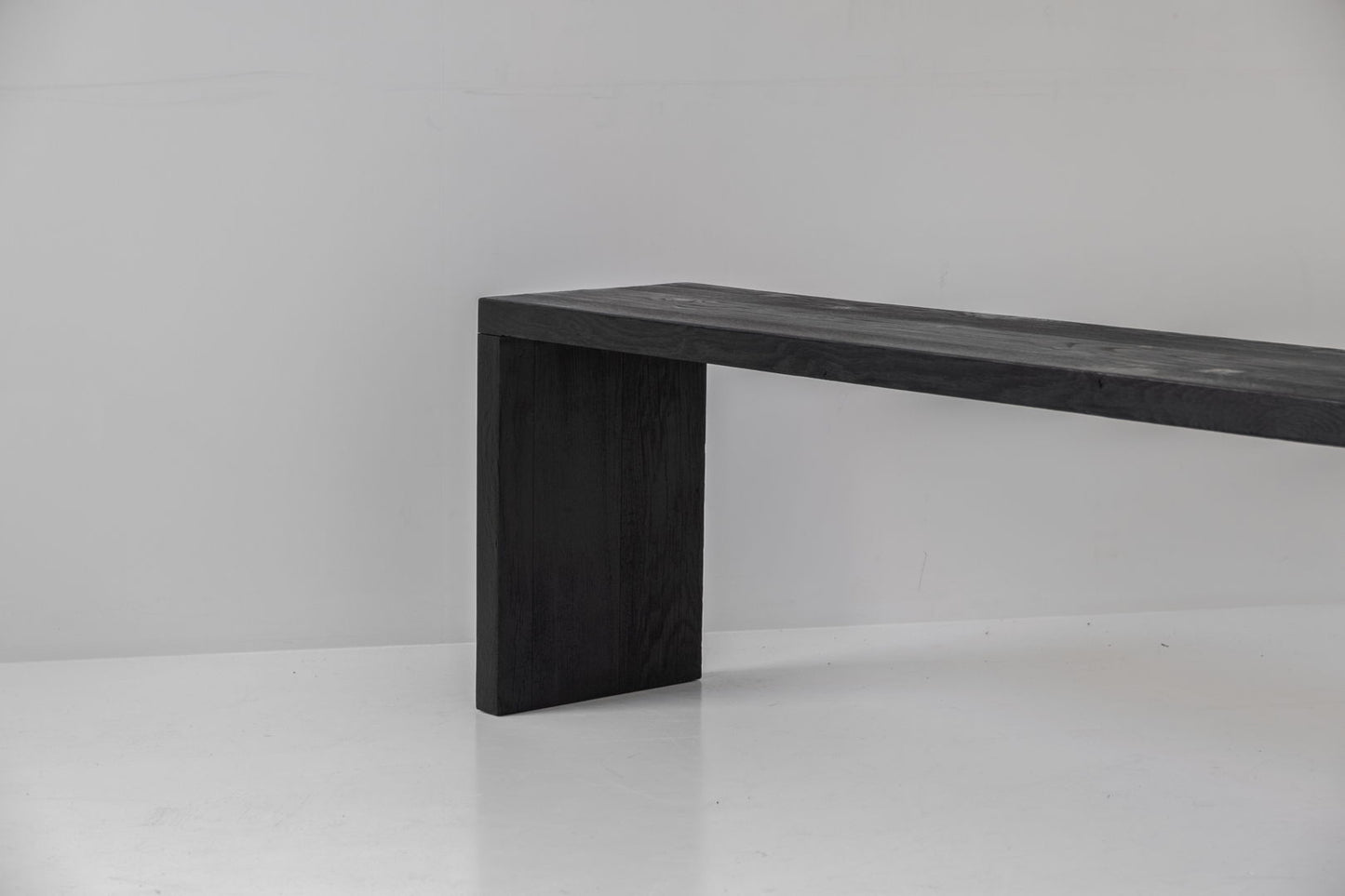 Custom made Modernist bench by a local cabinetmaker, Belgium 1970s.