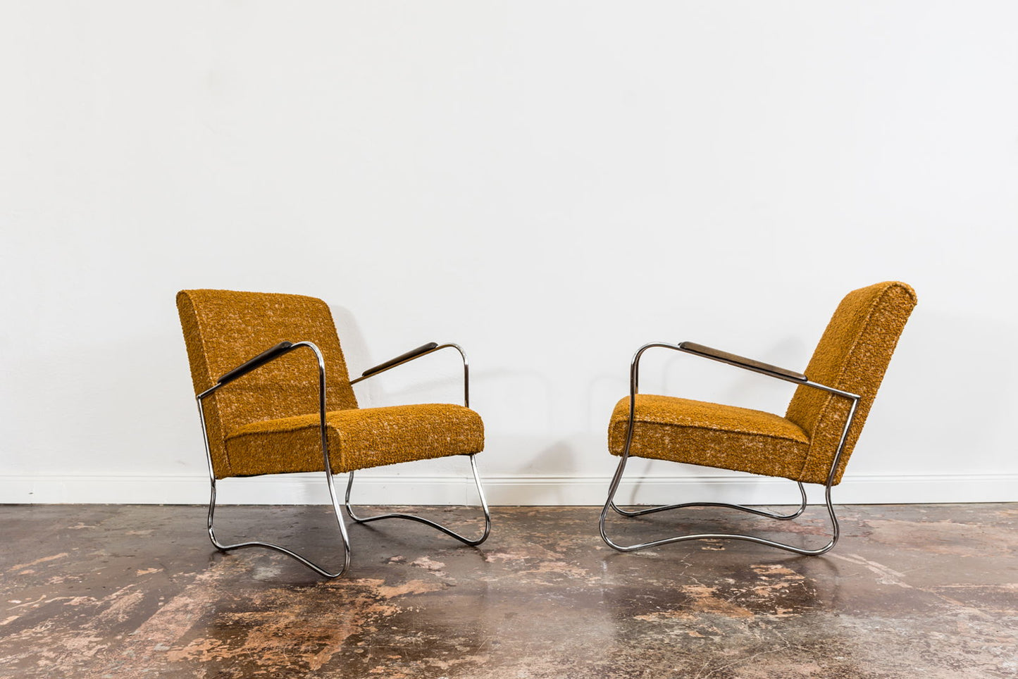 Pair Of Mid Century Armchairs, Europe, 1950s