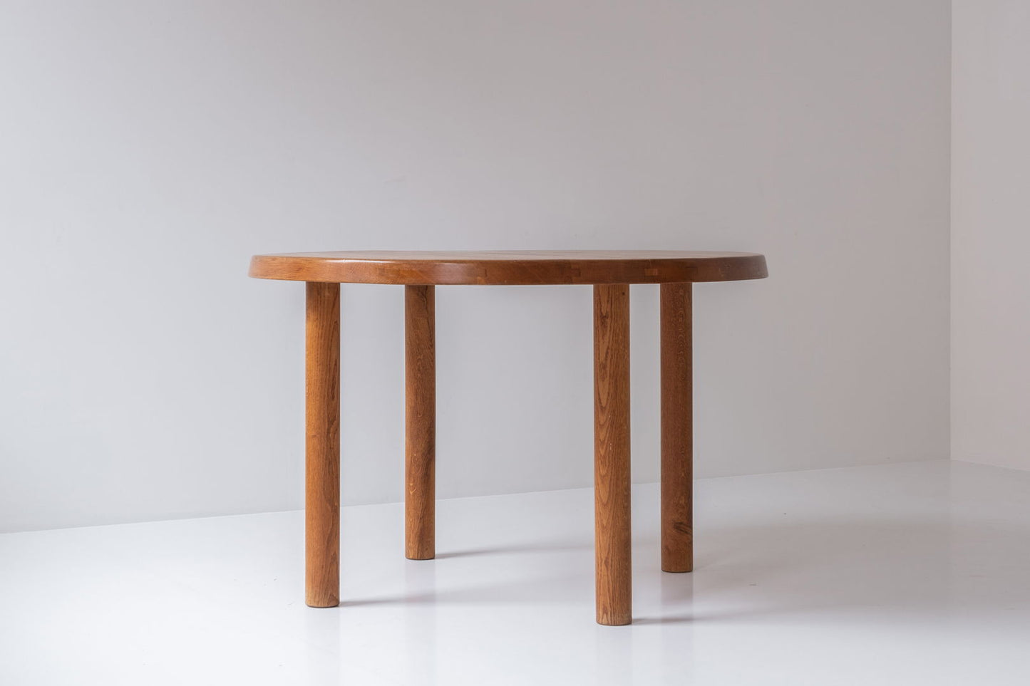 Early edition ‘T02’ dining table by Pierre Chapo, designed and manufactured in his own workshop in France around 1962