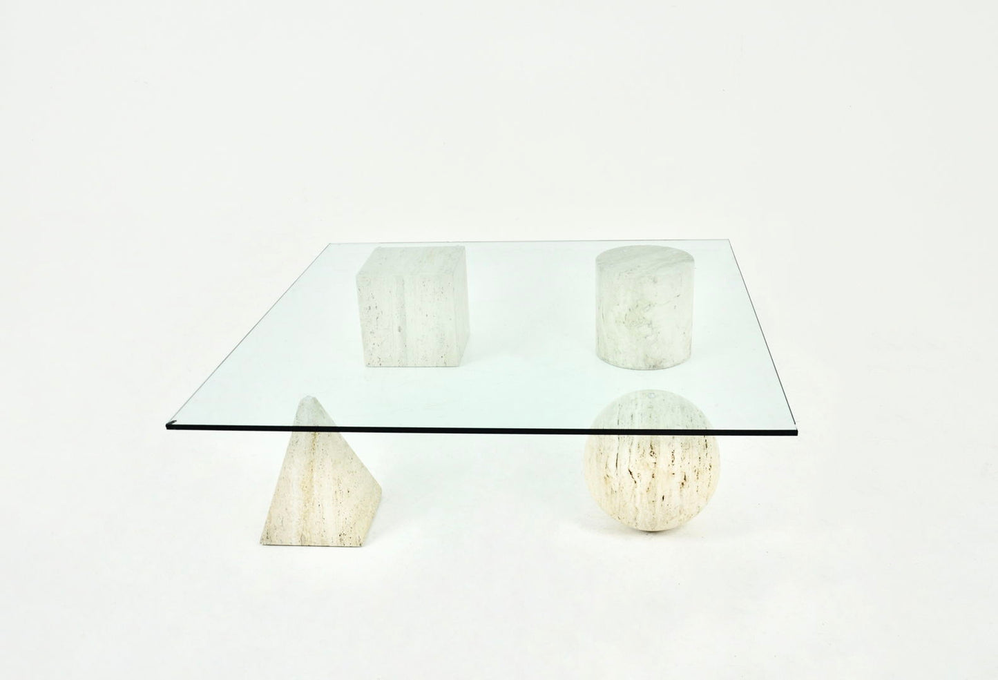 Coffee table style "Metaphora" by Massimo & Lella Vignelli for Casigliani, 1970s