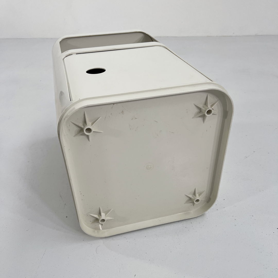 White Square Componibili Storage Unit by Anna Castelli for Kartell, 1970s