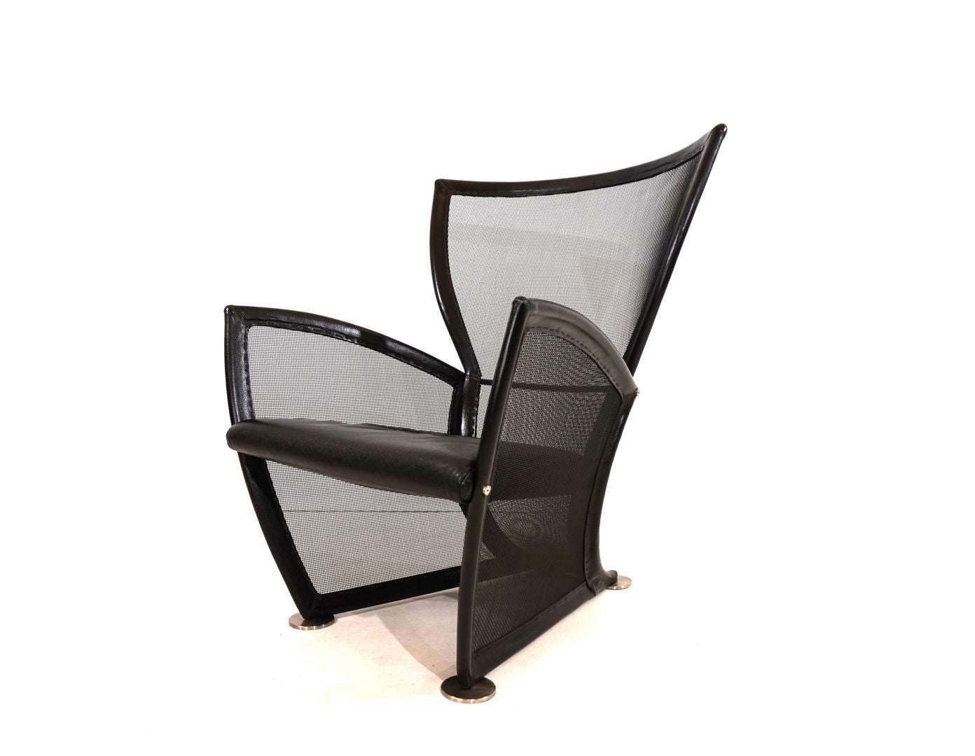 Prive leather armchair by Paolo Nava for Arflex