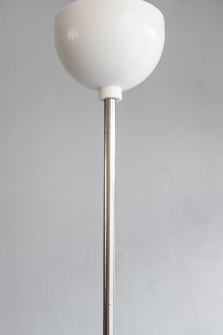 White Bakelite Czechoslovak Hanging Lamp, 1970s