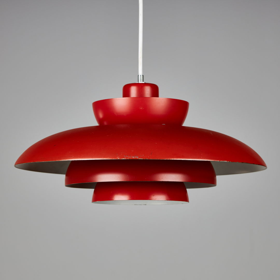 PENTA ALUMINUM PENDANT BY JO HAMMERBORG FOR FOG & MØRUP