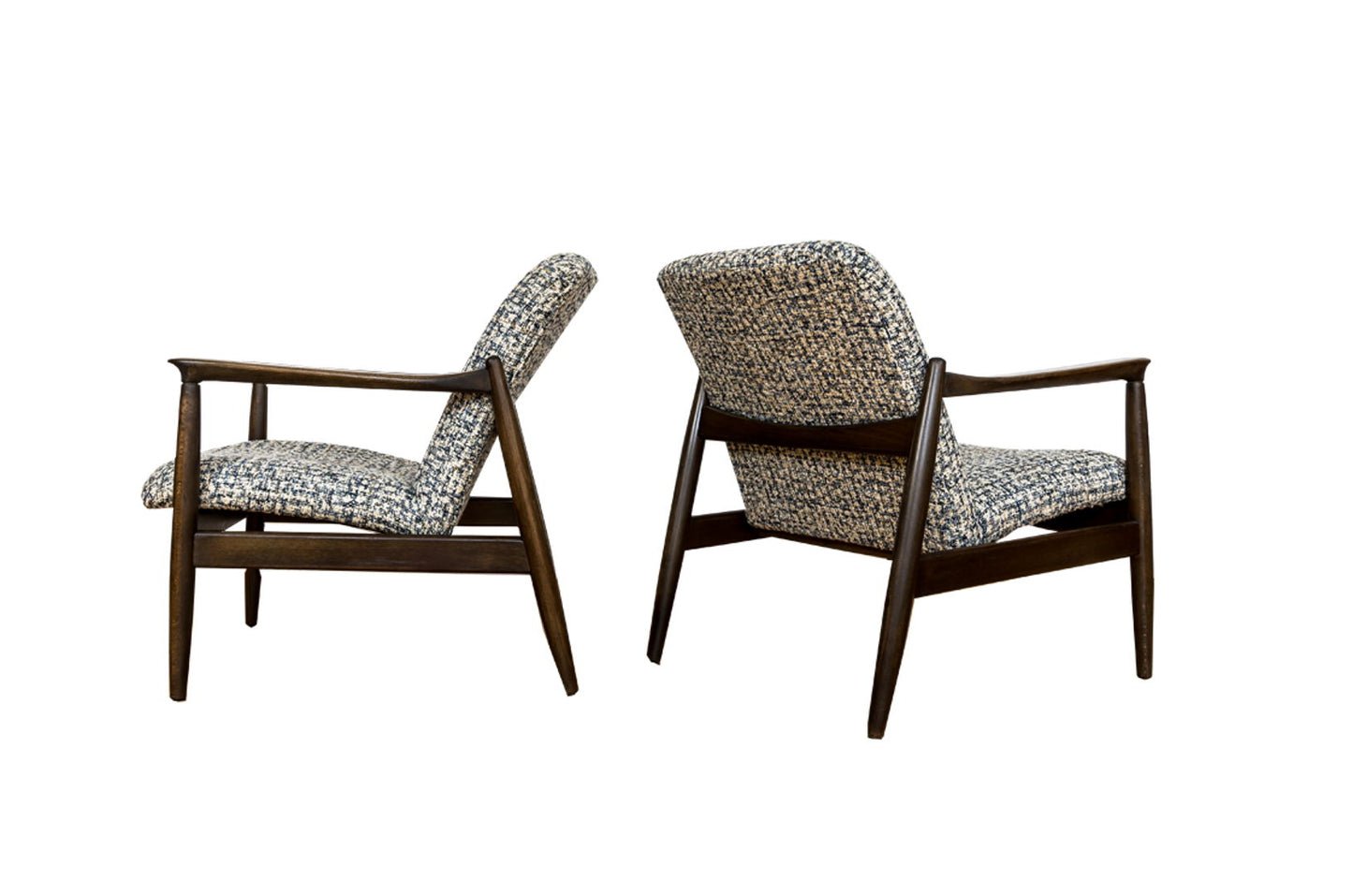 Pair Of Mid Century Armchairs By Edmund Homa, Europe, 1960's