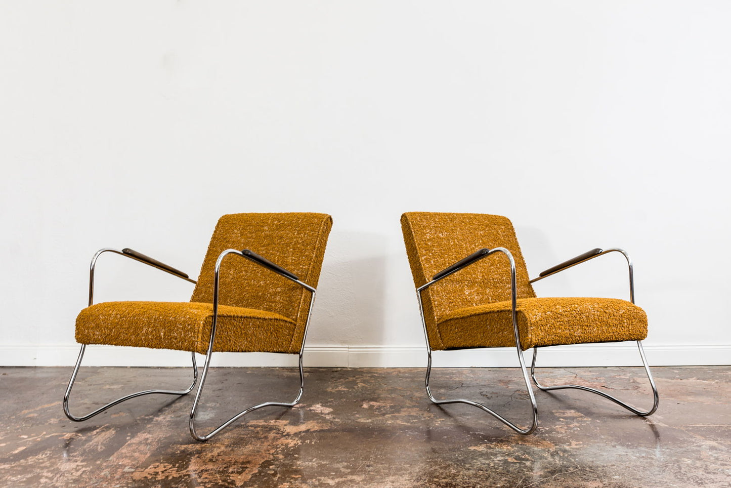 Pair Of Mid Century Armchairs, Europe, 1950s