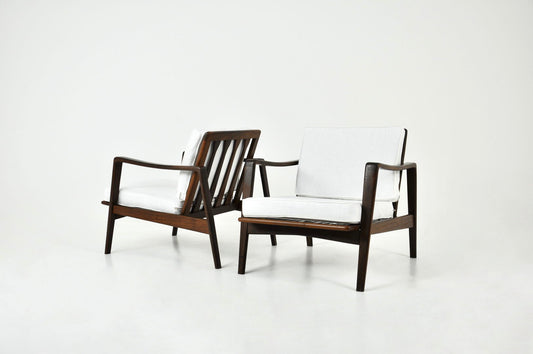 Lounge Chairs by Arne Wahl Iversen for Komfort, 1950s, set of 2