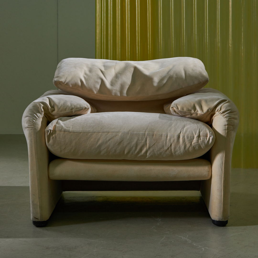 Maralunga 675 Armchair by Vico Magistretti for Cassina, 1973