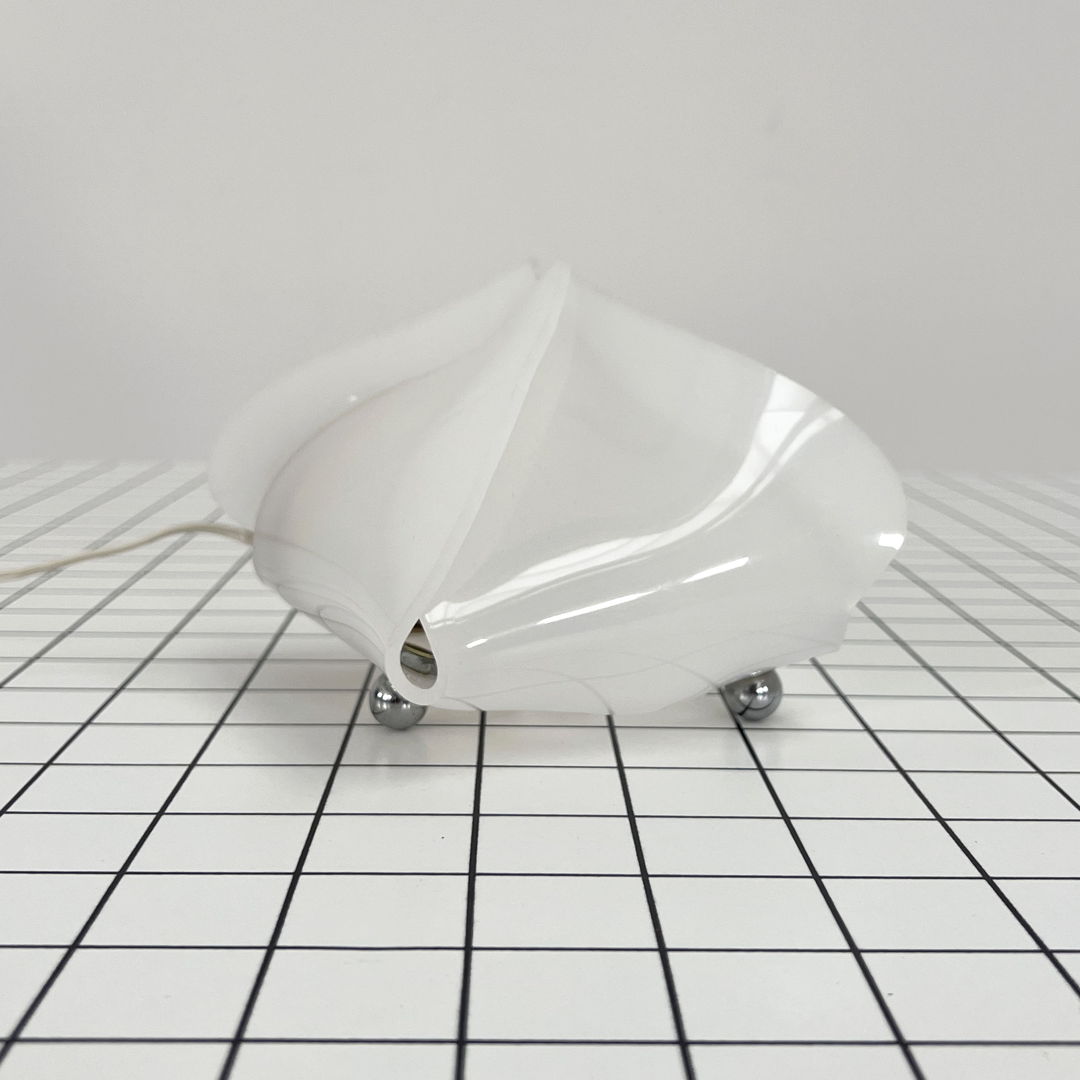 Folded Plastic Wall or Table Lamp, 1980s