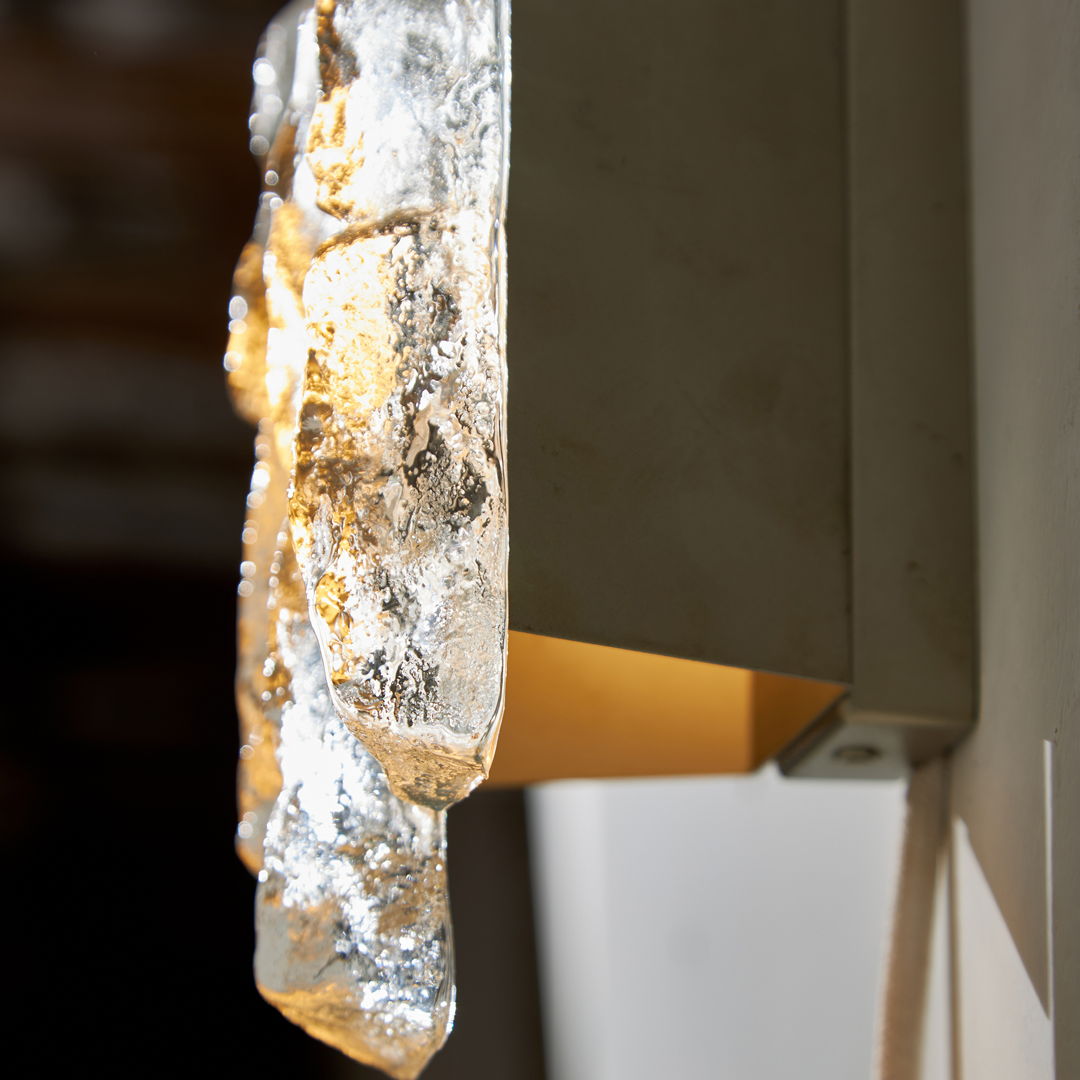 CRYSTAL WALL LAMP BY J. T. KALMAR