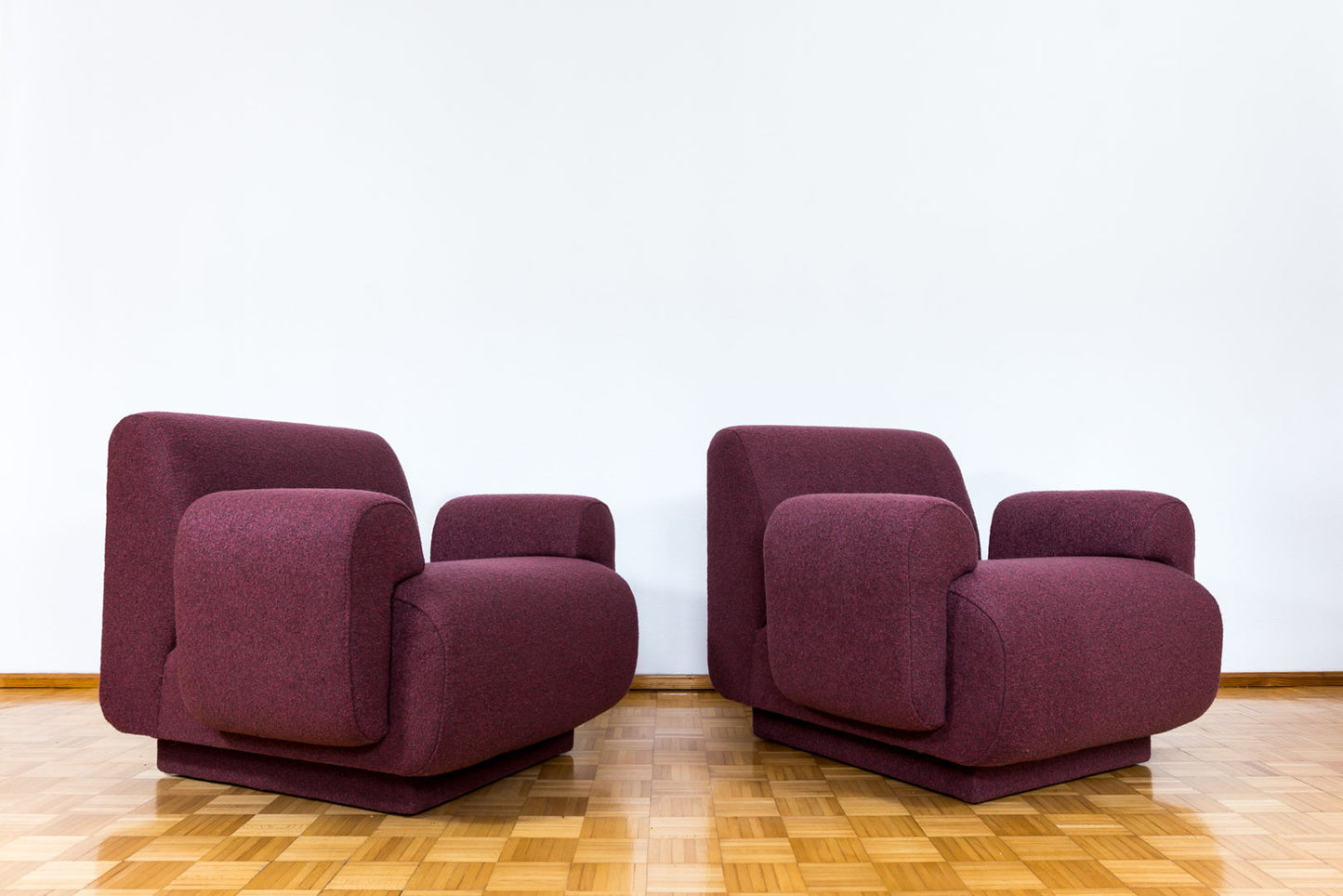 Purple Modular two-seater Sofa by Oelsa, Germany,  1970s