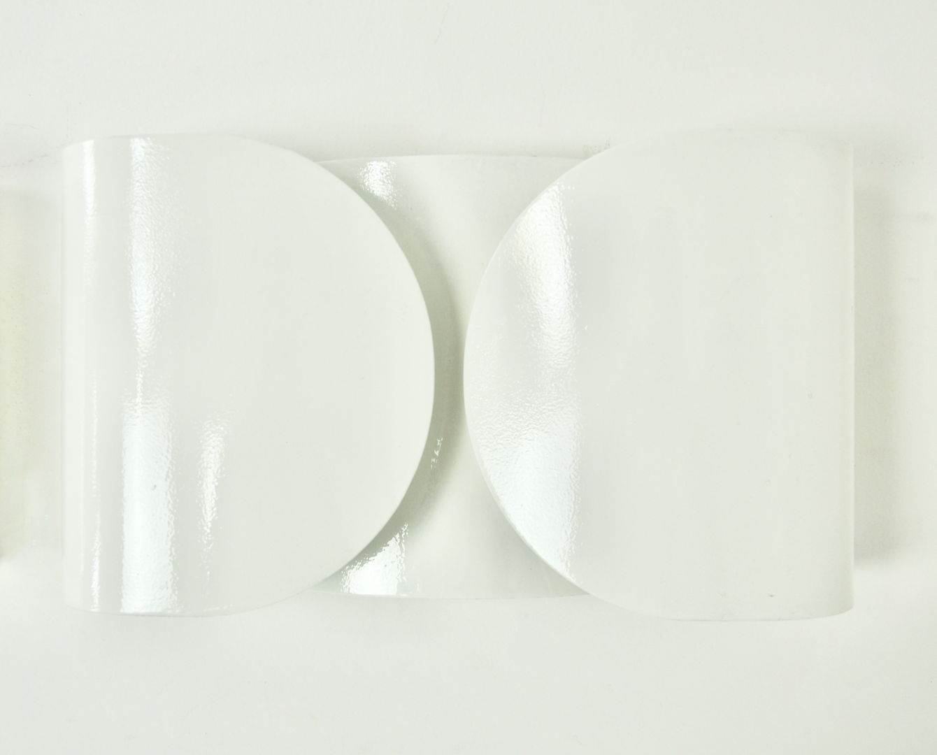 White Foglio Sconces by Tobia & Afra Scarpa for Flos, 1960s Set of 2