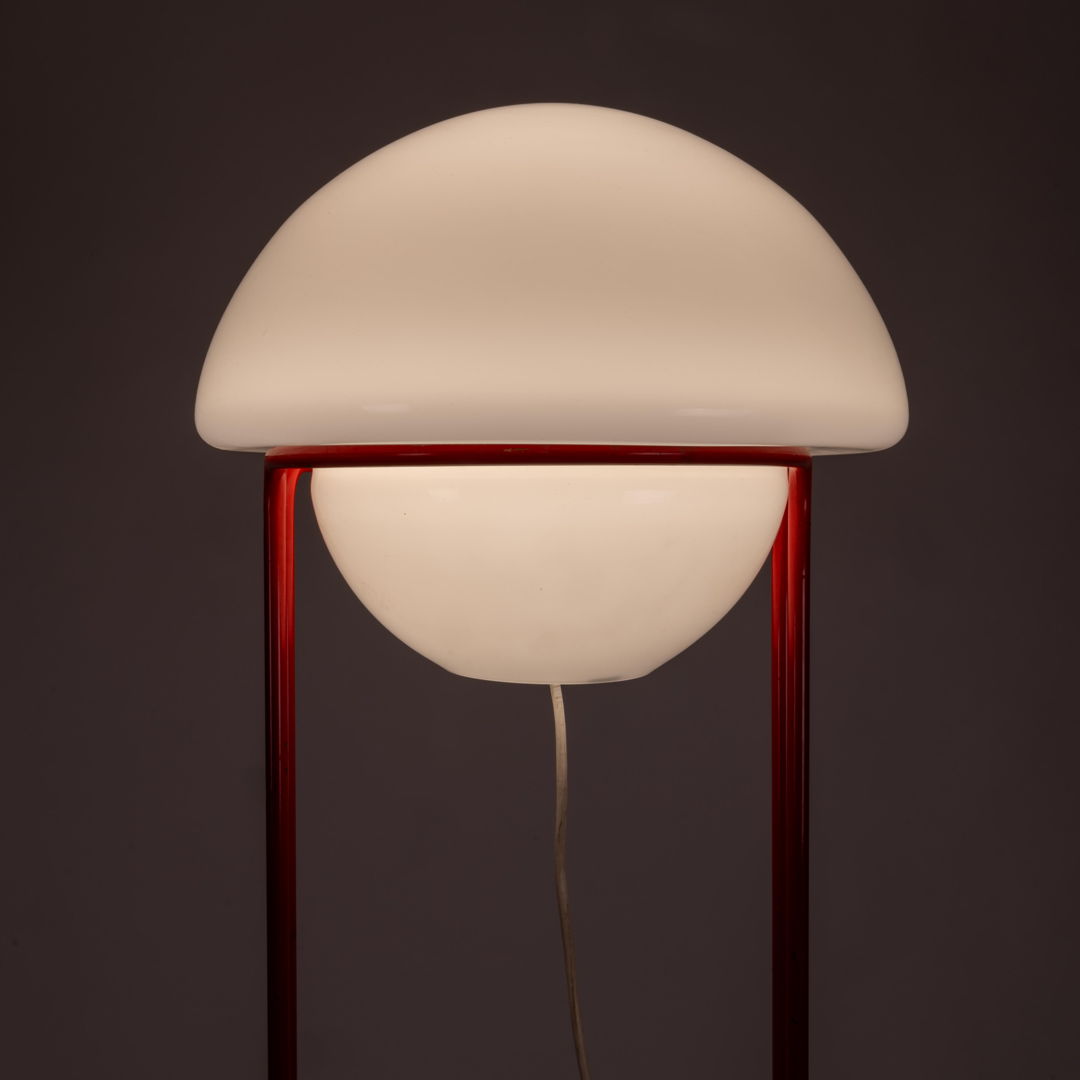 Roberto Pamio, 1960s mushroom Murano glass floor lamp