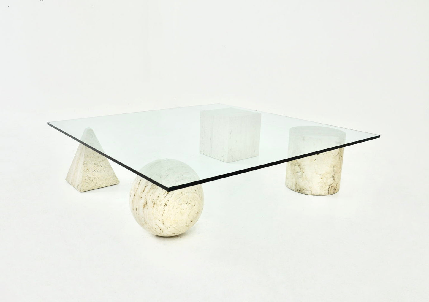 Coffee table style "Metaphora" by Massimo & Lella Vignelli for Casigliani, 1970s