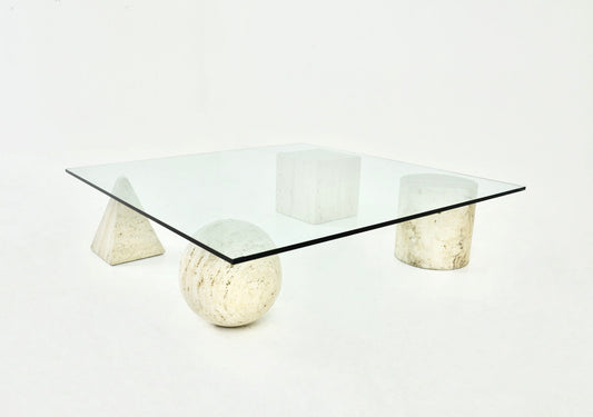 Coffee table style "Metaphora" by Massimo & Lella Vignelli for Casigliani, 1970s