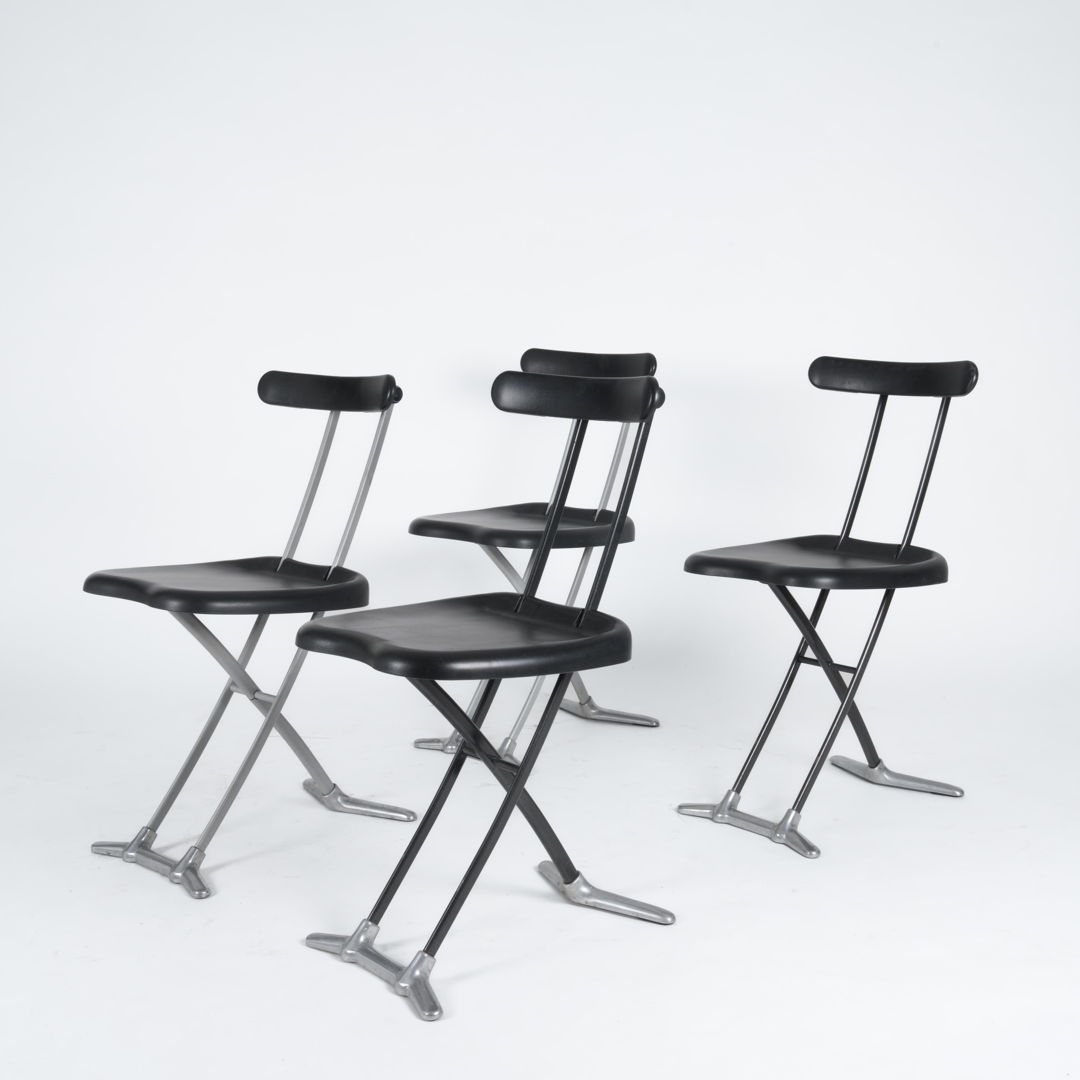 4x 'Rondine' foldable chairs by Toshiyuki Kita for Magis