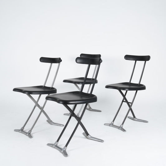 4x 'Rondine' foldable chairs by Toshiyuki Kita for Magis