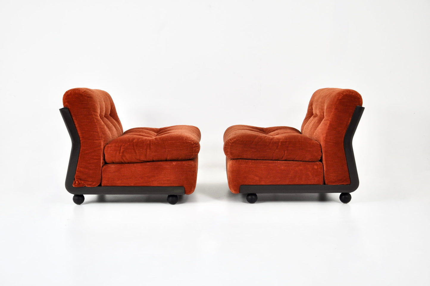 Amanta Lounge chairs by Mario Bellini for B&B Italia, 1970s, set of 2