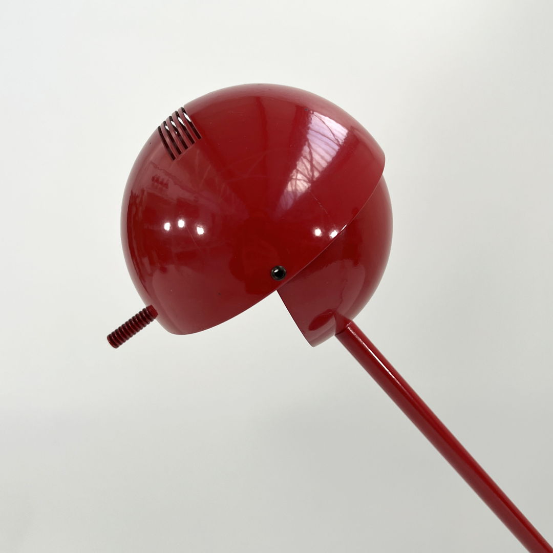 Red Pacman Table Lamp, 1970s