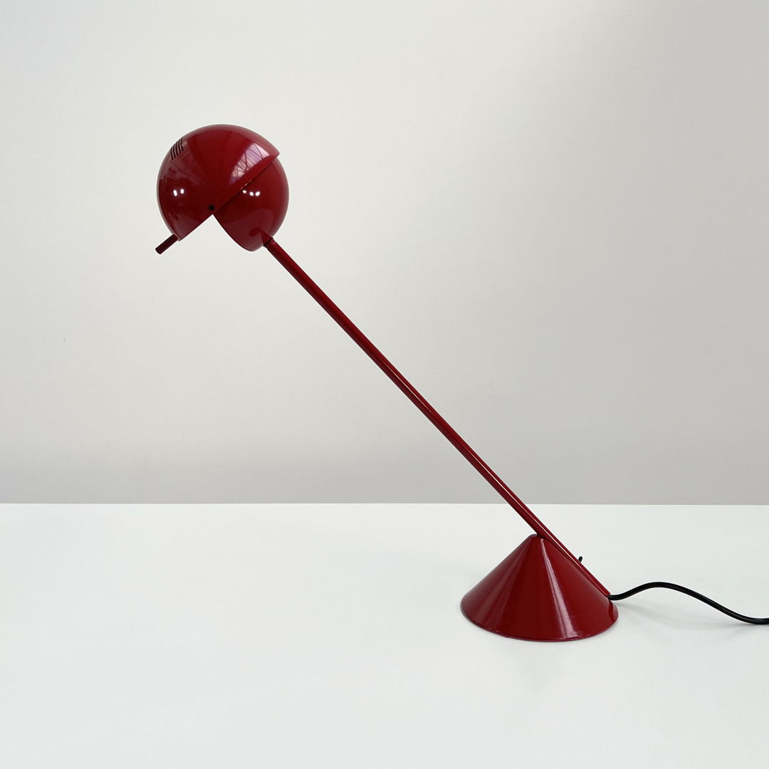 Red Pacman Table Lamp, 1970s