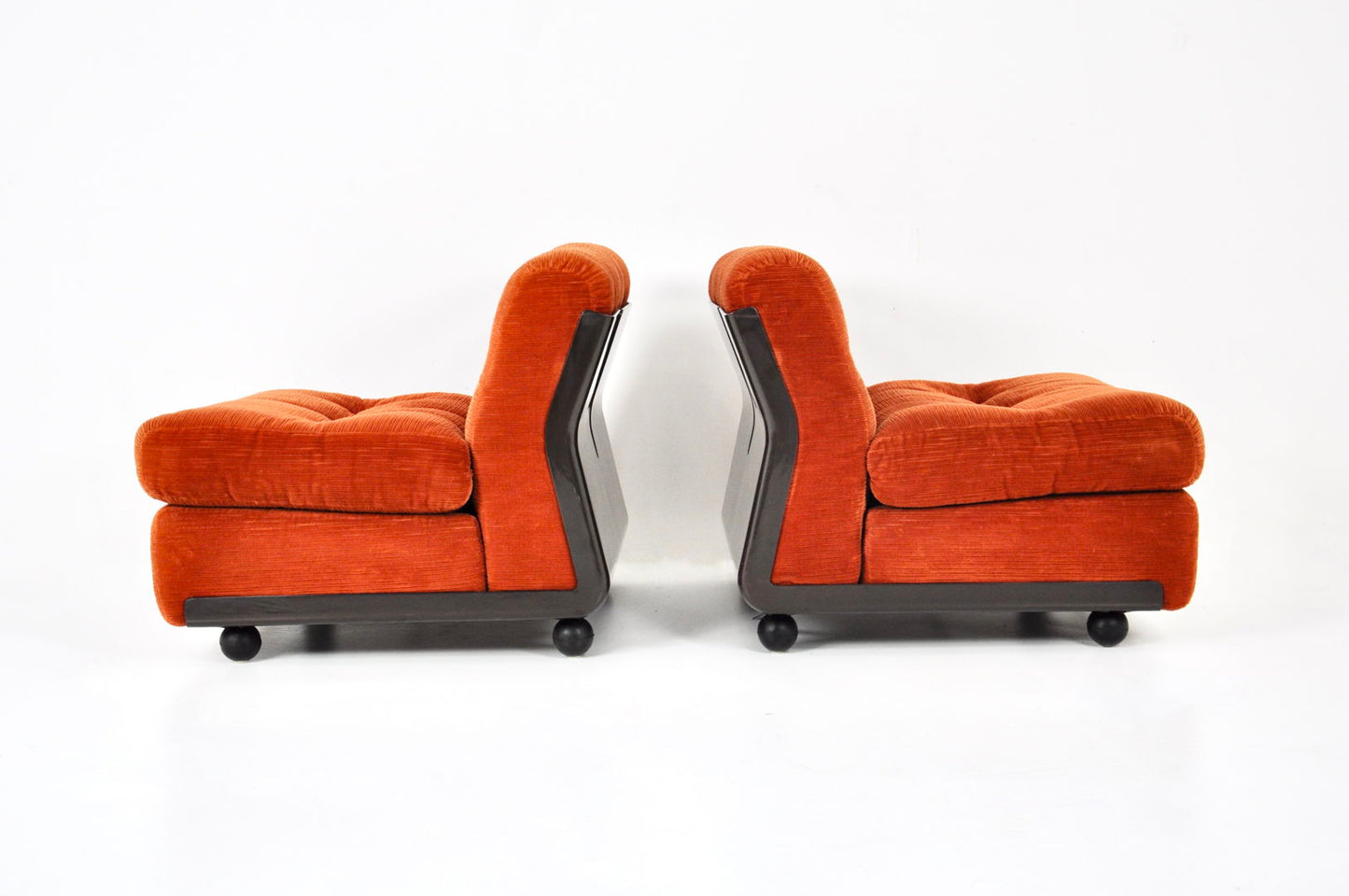 Amanta Lounge chairs by Mario Bellini for B&B Italia, 1970s, set of 2