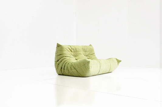 Original Togo ligne Roset sofa by Michel Ducaroy Alcantara