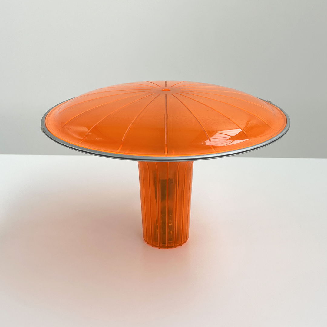 Orange Agaricon D36 Table Lamp by Ross Lovegrove for Luceplan, 2000s
