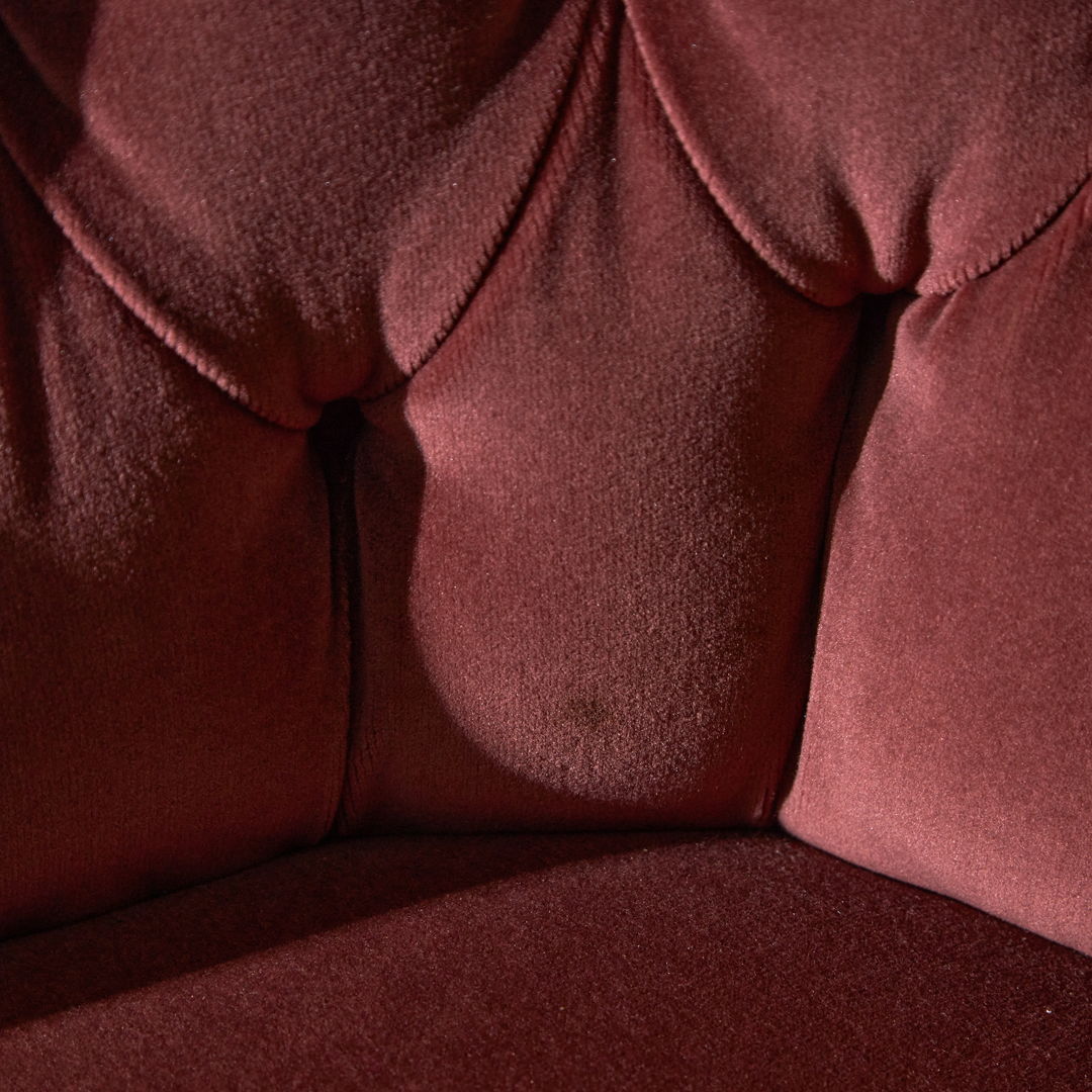 Velvet Armchair Pair by Lajos Kozma, 1925