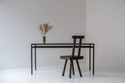 Industrial desk or dining table from the 1950s.