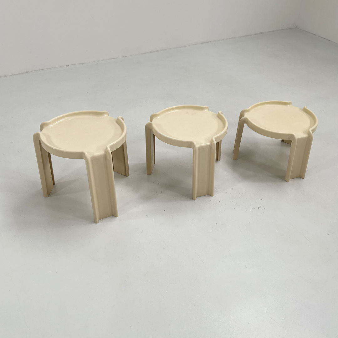 Set of Nesting Tables by Giotto Stoppino for Kartell, 1970s