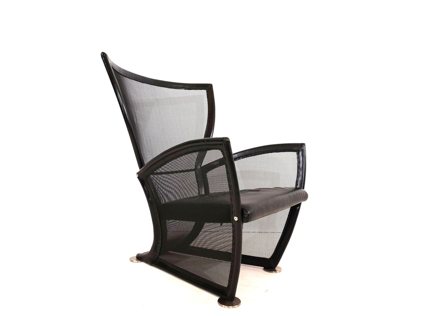 Prive leather armchair by Paolo Nava for Arflex