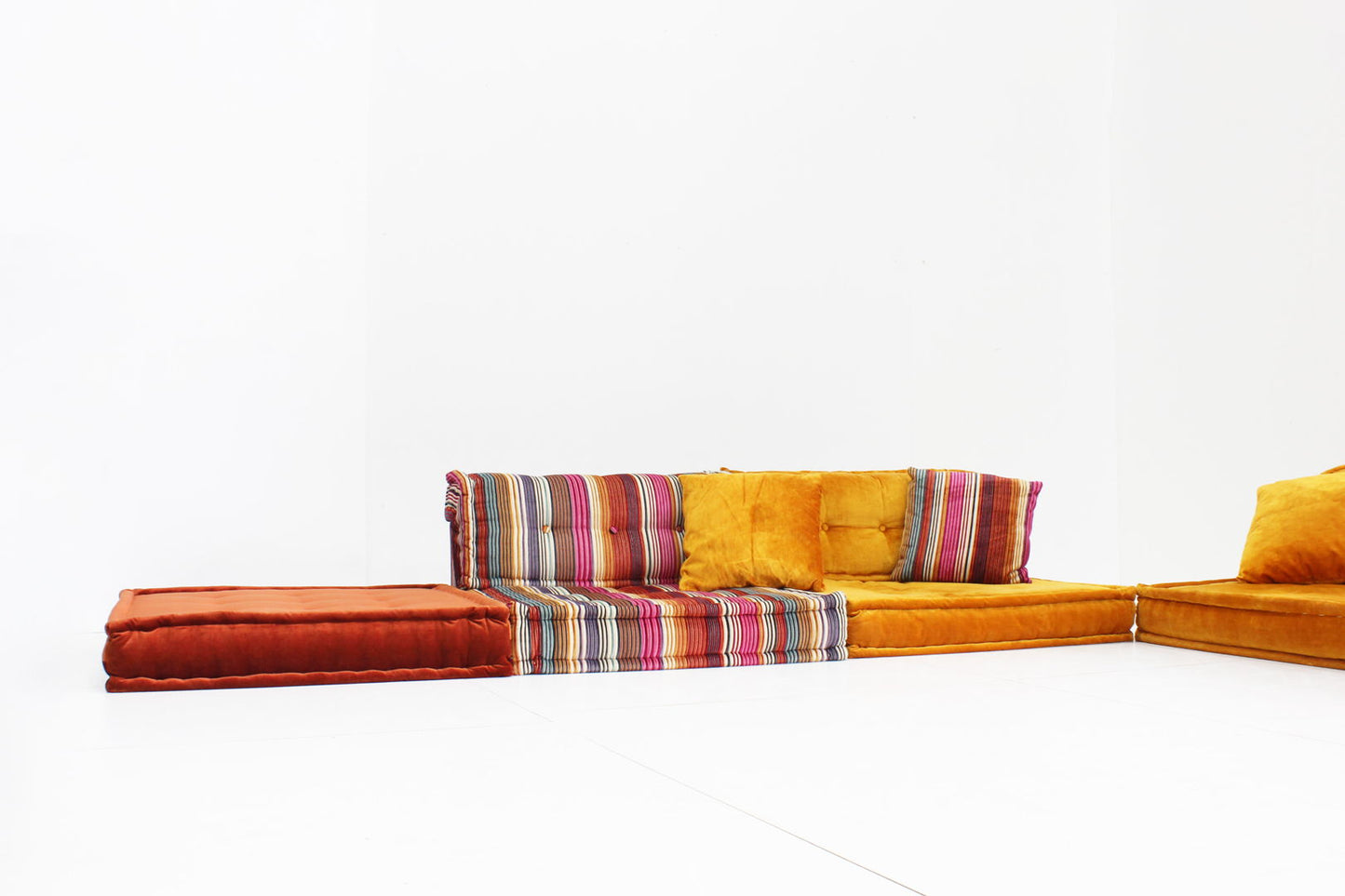 Roche Bobois Mah Jong sofa Missoni design by Hans Hopfer