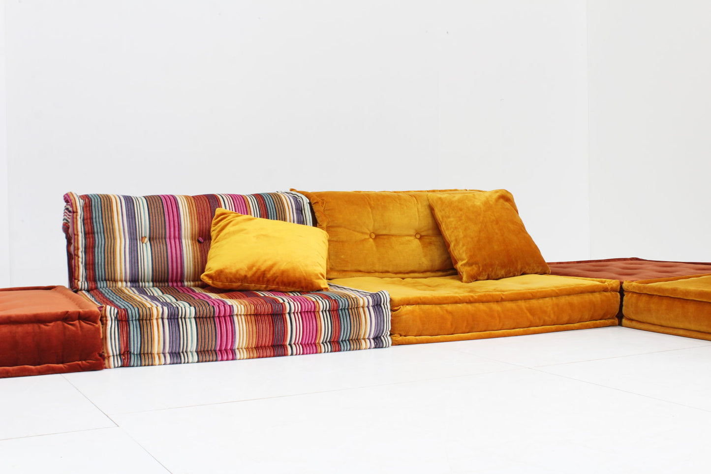 Roche Bobois Mah Jong sofa Missoni design by Hans Hopfer