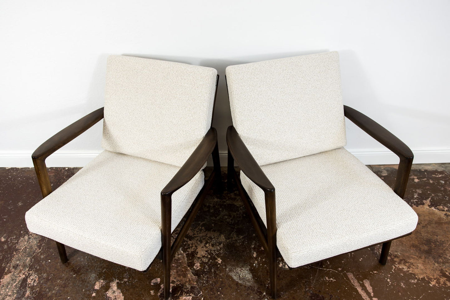 Pair of Mid Century Modern Armchairs " 300-130" Europe, 1960s