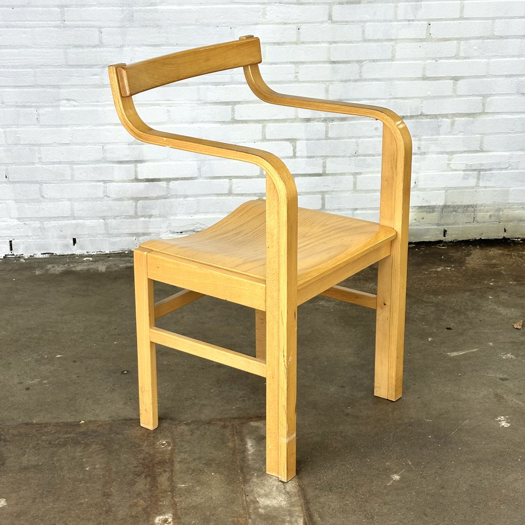 Wooden vintage chair by Enraf Nonius