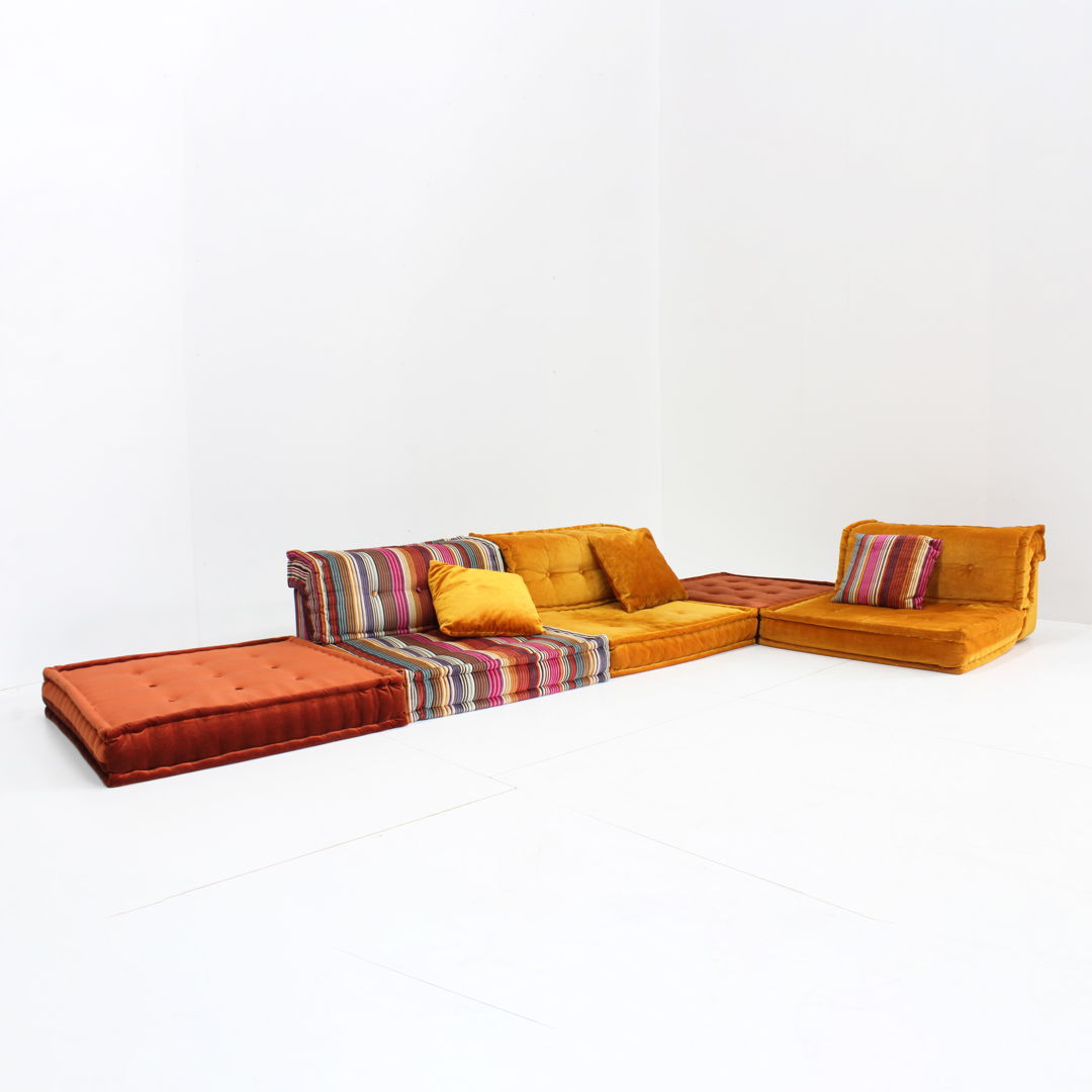 Roche Bobois Mah Jong sofa Missoni design by Hans Hopfer